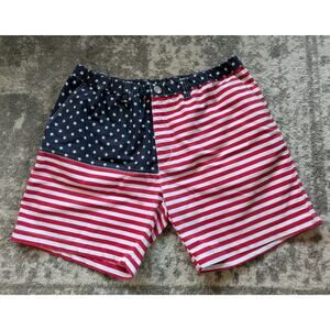 Vintage Chubbies Golf Shorts, American Flag 7" Inseam - Made In USA - XXL